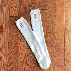 For Bare Feet NBA Logoman socks. LG